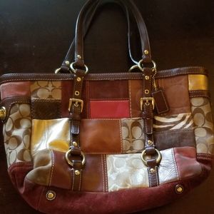 Authentic Coach Patchwork purse